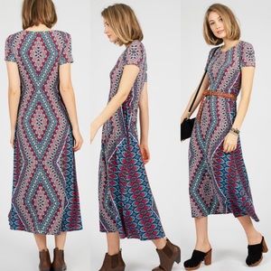 London Times Geo Midi Dress